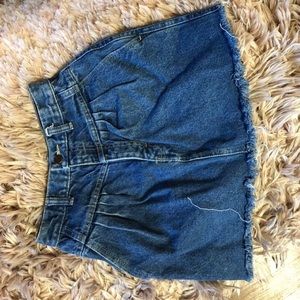 vintage denim jean skirt size XS S 00 0 2